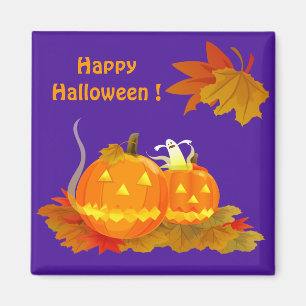 Funny Jack O'Lantern Halloween Gift Magnet