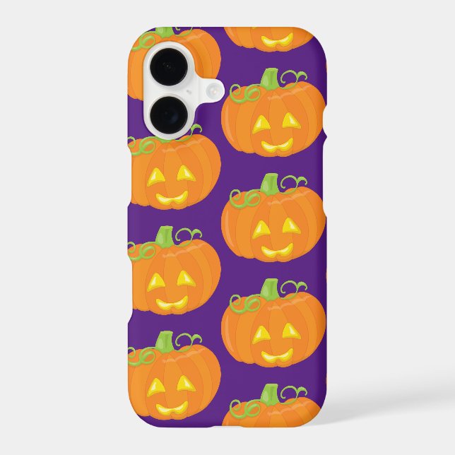 Funny Jack O'Lantern Pumpkin Halloween Pattern (Back)