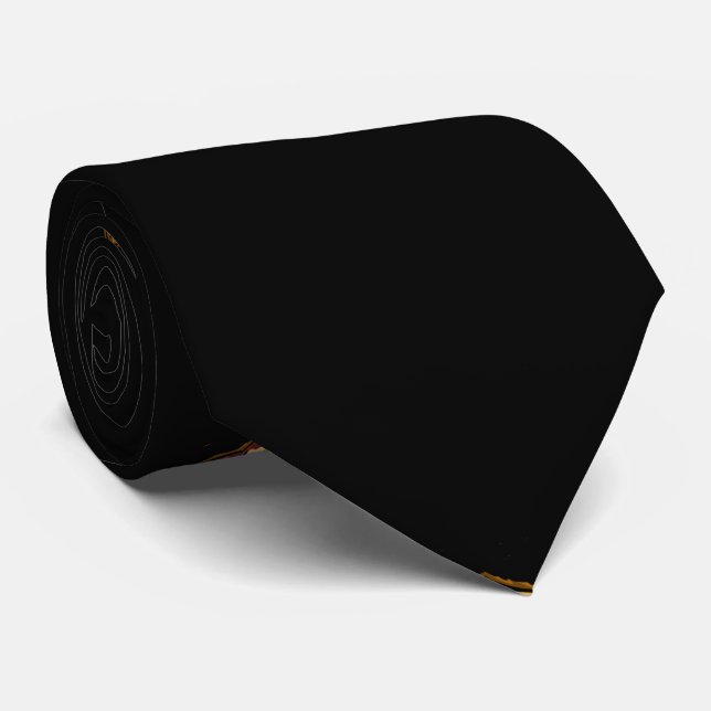 Funny Jack o'lantern Thunder_Cove Tie (Rolled)