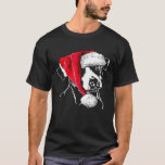 Funny Jack Russell Terrier Santa Christmas dog mum T-Shirt<br><div class="desc">Funny Jack Russell Terrier Santa Christmas dog mum gift</div>