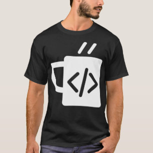 Funny JavaScript Code Coffee Developer Programmer  T-Shirt
