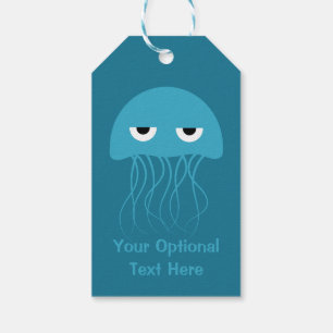 Funny Jellyfish custom gift tags