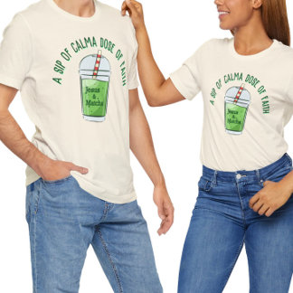 Funny Jesus and Macha, faith  matcha  T-Shirt
