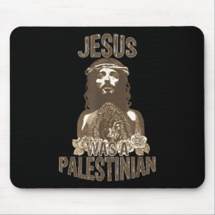 Funny Jesus Christian Palestinian Gift Mouse Pad