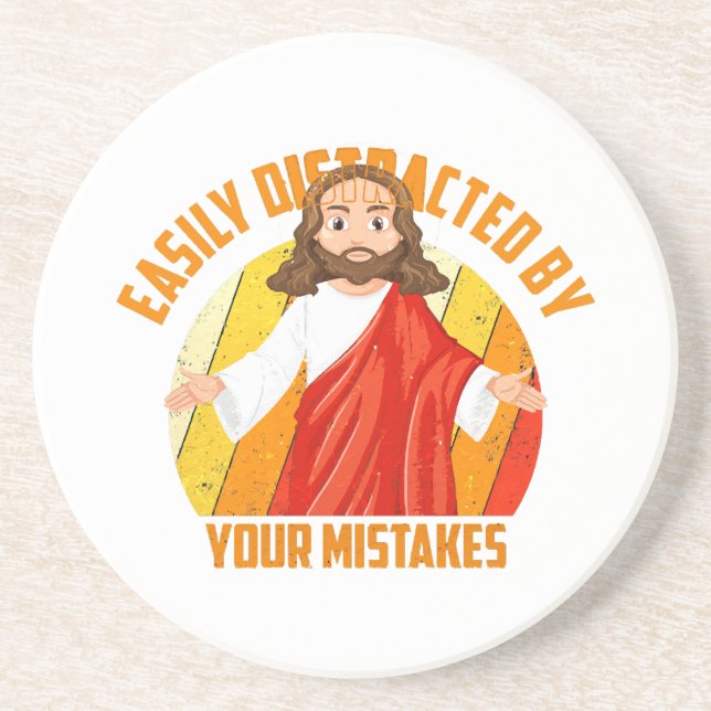 Funny Jesus Coaster (Front)