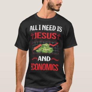 Funny Jesus Economics Economy Economist T-Shirt