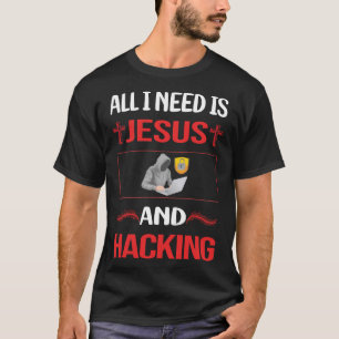 Funny Jesus Hacking Hack Hacker T-Shirt
