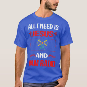 Funny Jesus Ham Radio Amateur Radio  T-Shirt