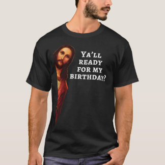 Funny Jesus Happy Birthday Christmas Gift Classic T-Shirt