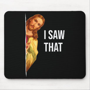 Funny Jesus Meme Quote - Mens & Womens Clic Fi Mouse Pad