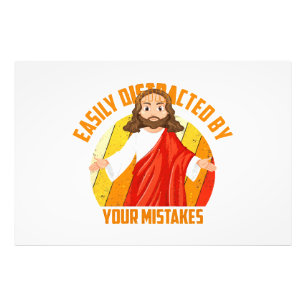 Funny Jesus Photo Print