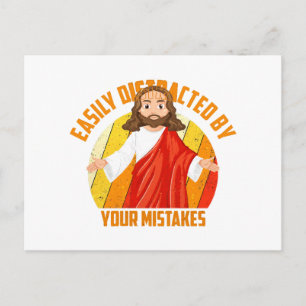 Funny Jesus Postcard