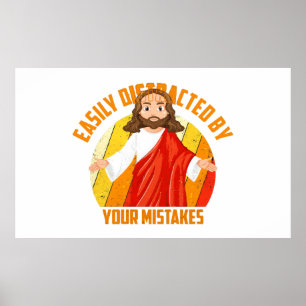 Funny Jesus Poster