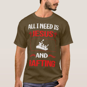 Funny Jesus Rafting  T-Shirt