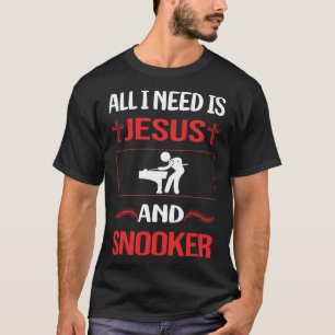 Funny Jesus Snooker T-Shirt