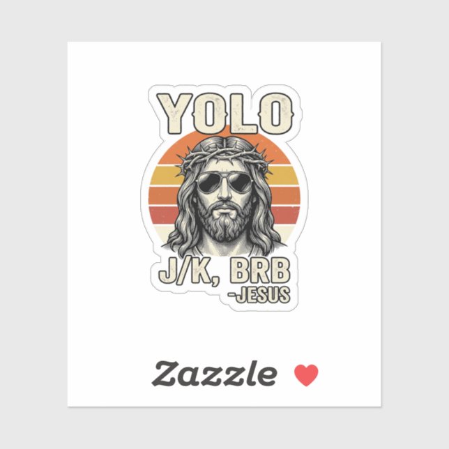 Funny Jesus Vintage Sunset Engraving Quote Design_ (Sheet)