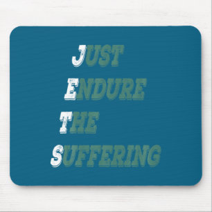 Funny Jets Just Endure The Suffering New York Foot Mouse Pad