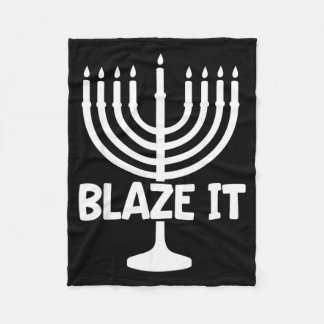 Funny Jew Fleece Blanket