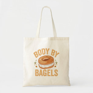 Funny Jewish Bagel Lover Hanukkah Food Humour Tote Bag