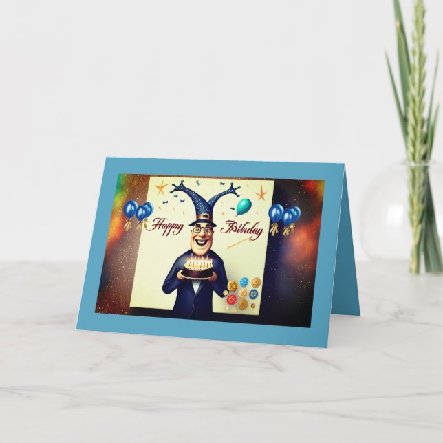 Funny Jewish Birthday Card (Front)