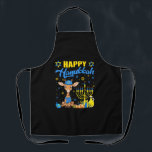 Funny Jewish Giraffe Menorah Dreidel Chanukah Hanu Apron<br><div class="desc">Funny Jewish Giraffe Menorah Dreidel Chanukah Hanukkah PJS</div>