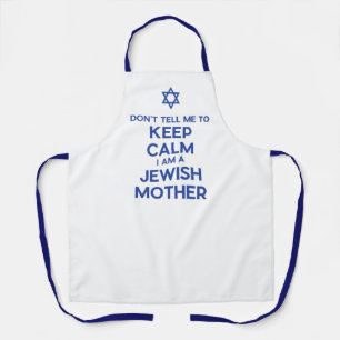 Funny Jewish Mother Star of David Cooking Apron