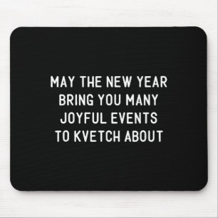 Funny Jewish New Year Rosh Hashh Yiddish Quote Say Mouse Pad