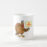 FUNNY JEWISH THNAKSGIVUKKAH HANUKKAH GIFTS COFFEE MUG<br><div class="desc">GIVE THESE TURKEY HOLDING "EAT LATKES" SIGN GIFTSTO FAMILY AND FRIENDS OR YOURSELF ON THIS UNIQUE THANKSGIVUKAH AMERICAN JEWISH HANUKKAH HOLIDAY. WEAR A SHIRT TO THE THANKSGIVING DINNER, BRING A HOSTESS APRON GIFT, OR JUST GIVE OUT A VARIETY OF NOVELTY CHANUKAH PRESENTS . WHO NEEDS TURKEY WHEN LATKES ARE AVAILABLE!...</div>