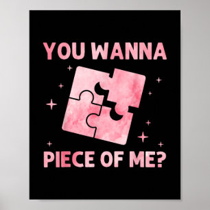 Funny Jigsaw Puzzle Design For Men Women Adults Pu Poster