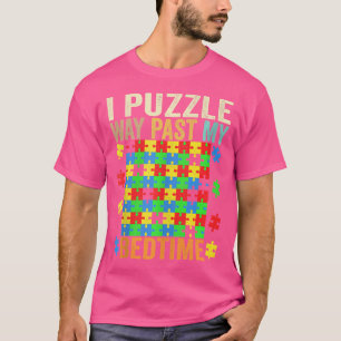 Funny Jigsaw Puzzle Kids Men Women Puzzle Piece Pu T-Shirt