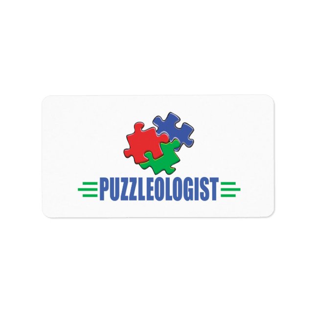 Funny Jigsaw Puzzle Label (Front)