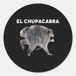 Funny Jimothy Racoon Meme Artwork Classic Round Sticker