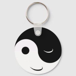 Funny Jin Jang Key Ring