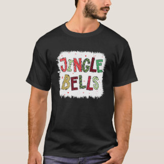 Funny Jingle Bells Christmas Family Pajama Bleach  T-Shirt