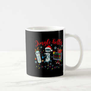 Funny Jingle Bells Telemetry Nurse Christmas Tech  Coffee Mug