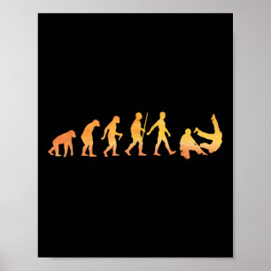 Funny Jiu Jitsu Art For Men Women Kids Jiu Jitsu L Poster