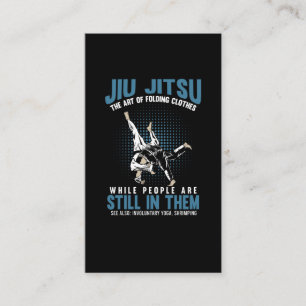 Funny Jiu Jitsu Fighters BJJ Training Humour Business Card