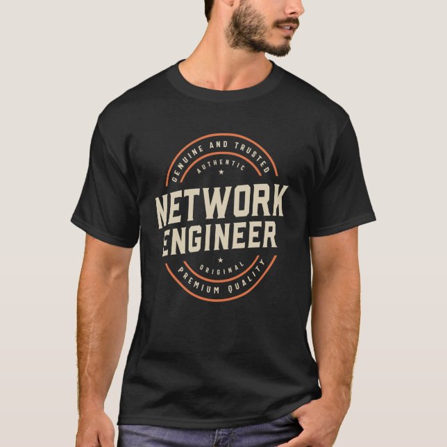 Funny Job Occupation - Network Engineer T-Shirt (Front)