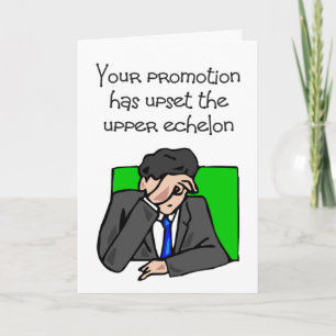 funny job promotion congratulations card