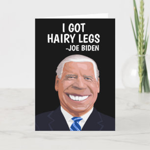 FUNNY JOE BIDEN BIRTHDAY GREETING CARD