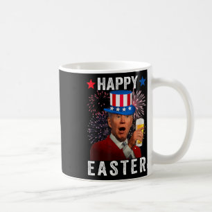 Funny Joe Biden Confused Happy Easter For 4th Of J Coffee Mug