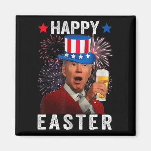 Funny Joe Biden Confused Happy Easter For 4th Of J Magnet