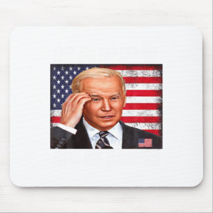 Funny Joe Biden Happy 4th Of Easter Confused 4th O Mouse Pad