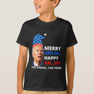 Funny Joe Biden Happy 4th Of Easter Confused 4th O T-Shirt