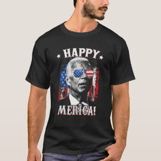 Funny Joe Biden Happy Halloween Confused 4Th Of Ju T-Shirt