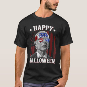 Funny Joe Biden Happy Halloween Confused 4Th Of Ju T-Shirt
