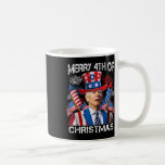 Funny Joe Biden Merry 4th Of Christmas 4th Of July Coffee Mug<br><div class="desc">Funny Joe Biden Merry 4th Of Christmas 4th Of July Firework</div>
