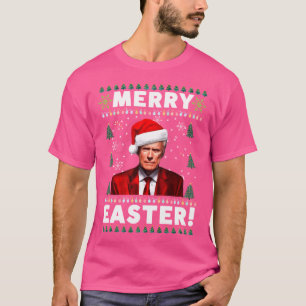 Funny Joe Biden Merry Easter Ugly Christmas T-Shirt