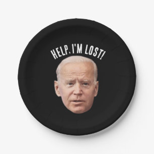 FUNNY JOE BIDEN PAPER PLATES