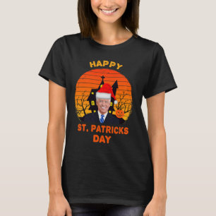 Funny Joe Biden St Patrick Christmas Joe Biden Hal T-Shirt